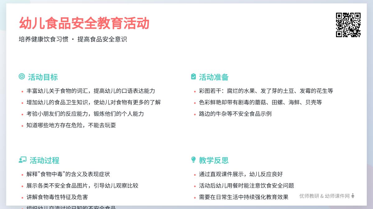 大班安全这些东西能吃吗教案反思