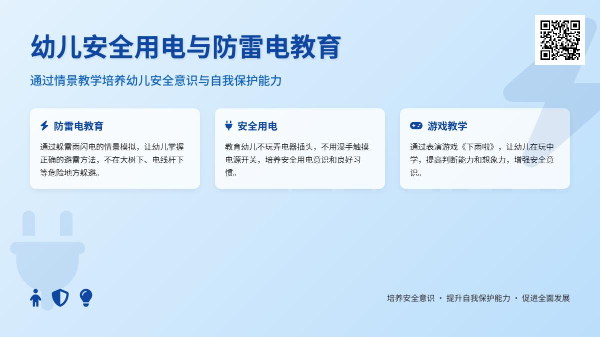 大班第一学期安全如何防雷电如何安全用电教案反思