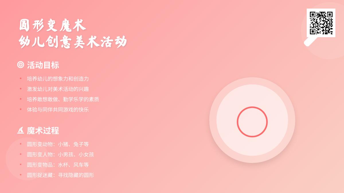 大班艺术活动圆圈变魔术教案反思