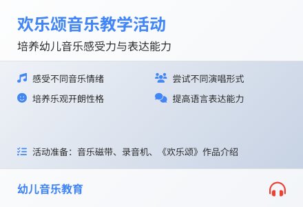 大班艺术领域欢乐颂教案反思-幼师课件网