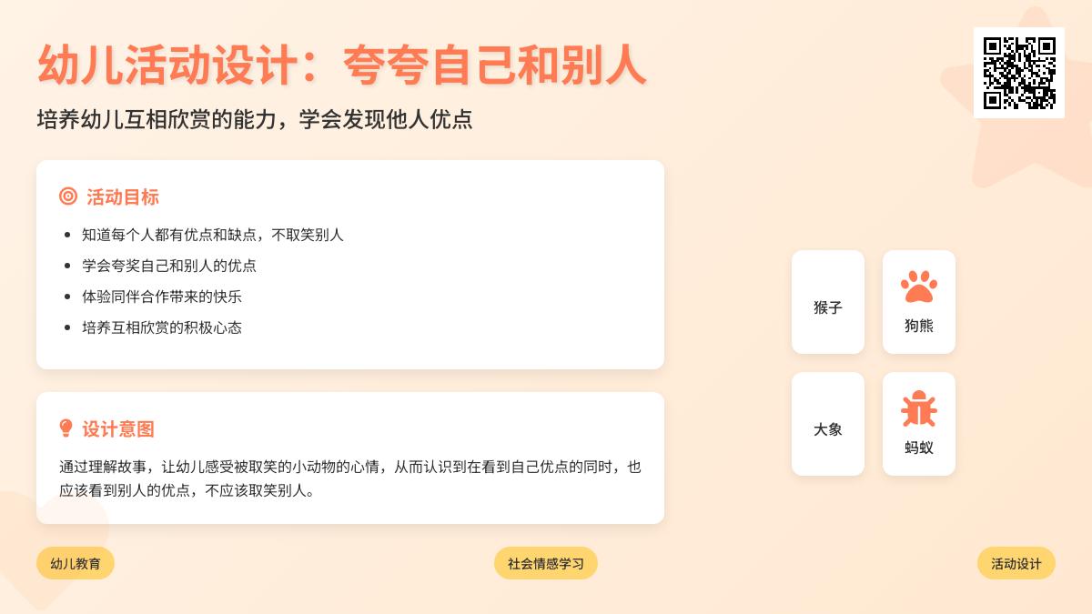 大班语言夸夸自己和别人教案反思