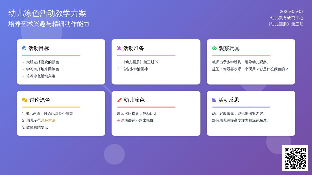 小班美术涂色漂亮的玩具教案反思