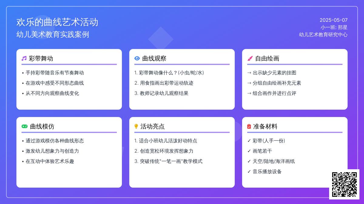 小班美术欢乐的曲线教案反思