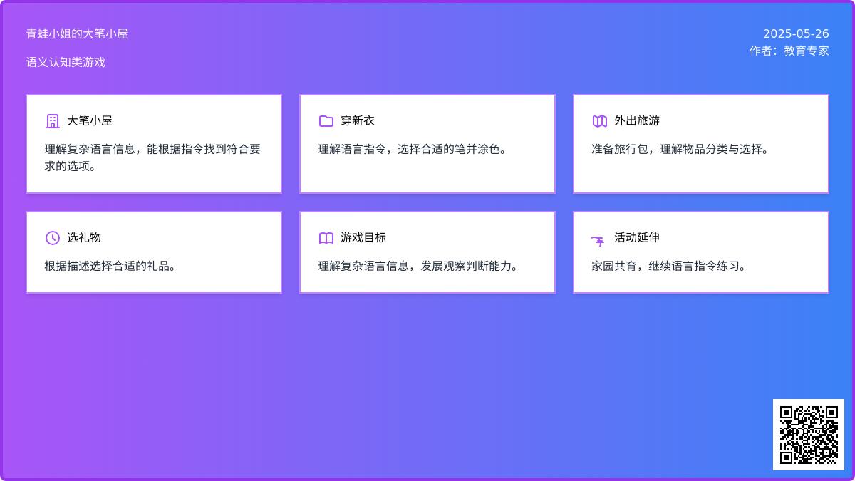 大班语言青蛙小姐的大笔小屋教案反思