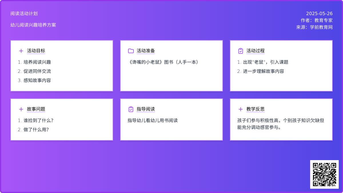 大班语言谗嘴的小老鼠教案反思