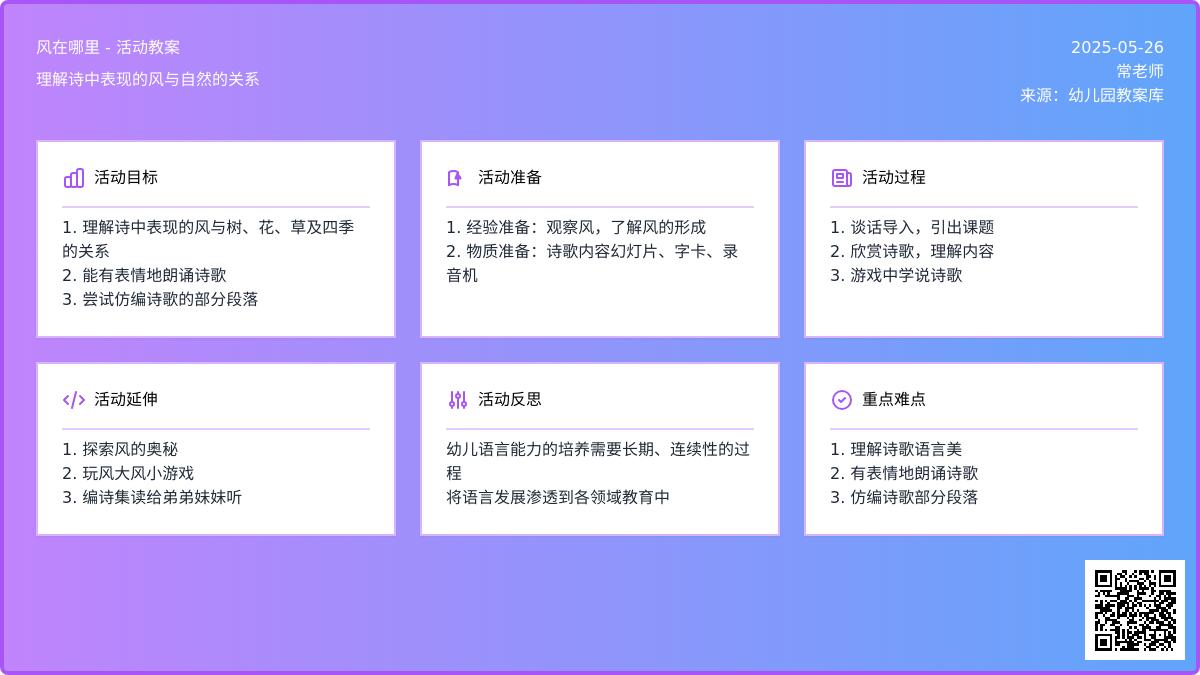 大班语言公开课风在哪里教案反思