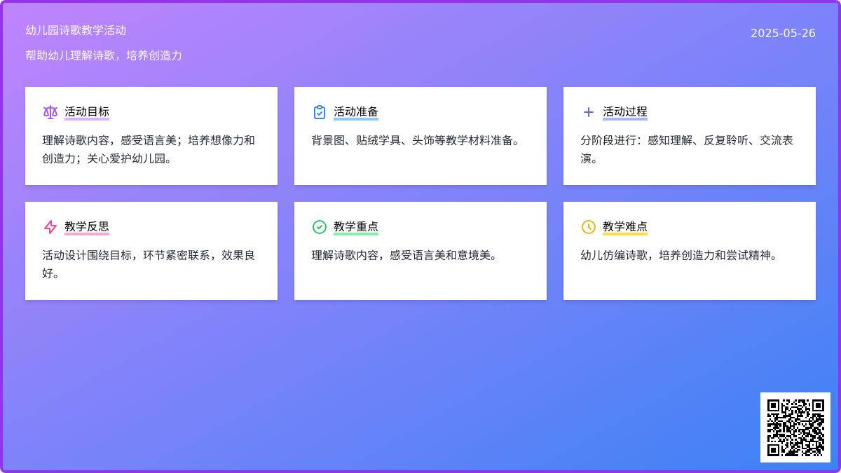 幼儿园大班语言活动家教案反思