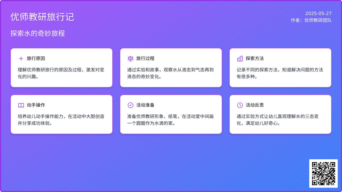 大班科学小水滴旅行教案反思