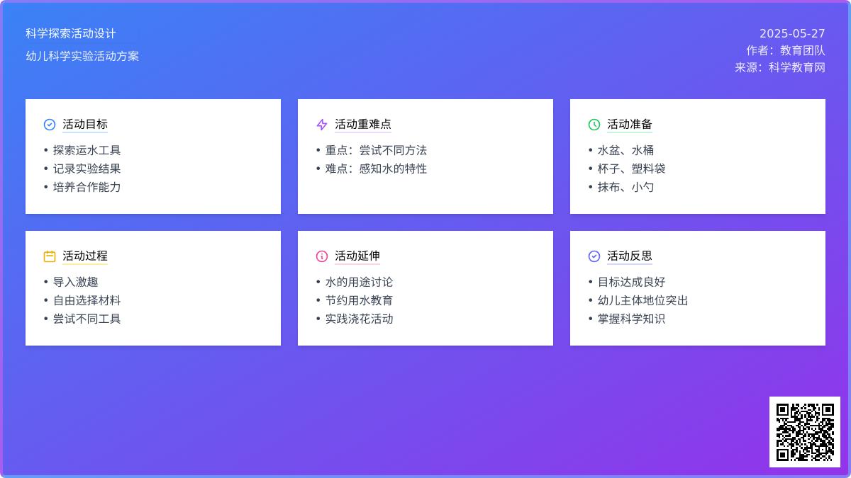 大班科学公开课水搬家教案反思
