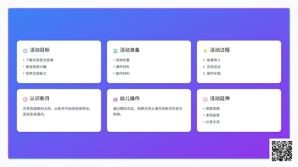 幼儿园大班科学会变的月亮教案反思