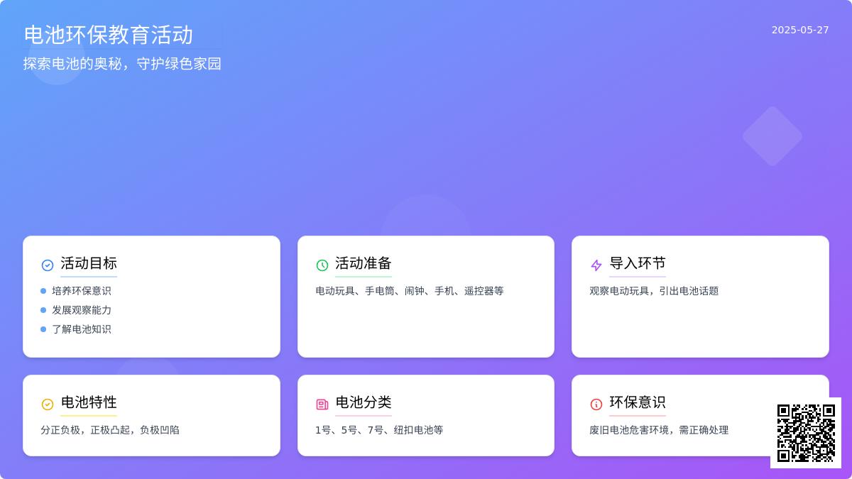 大班科学电池的利用与回收教案反思