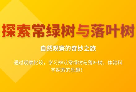 大班科学常绿树和落教案反思-幼师课件网