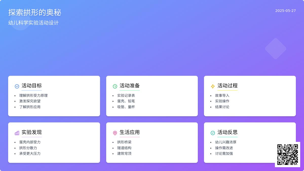大班科学拱形的秘密教案反思