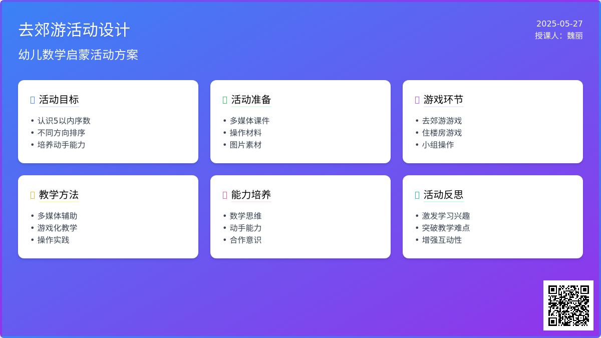 大班科学去郊游教案反思