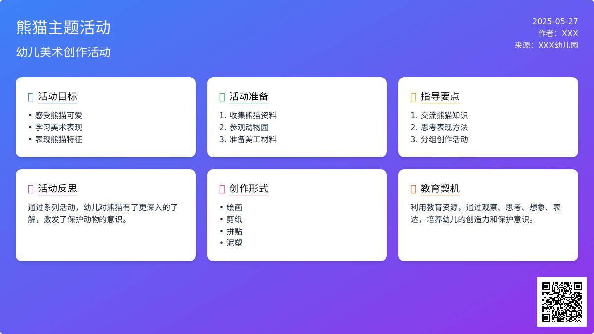 大班艺术领域可爱的熊猫（绘画）教案反思