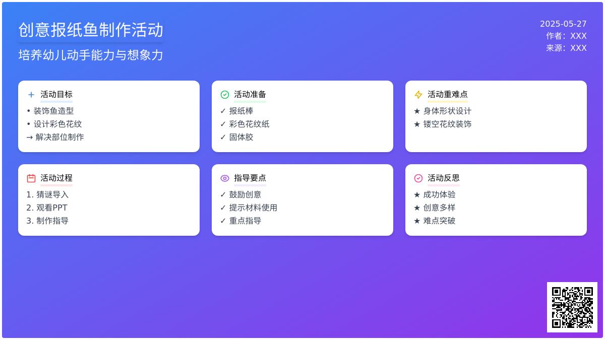 大班艺术报纸鱼教案反思