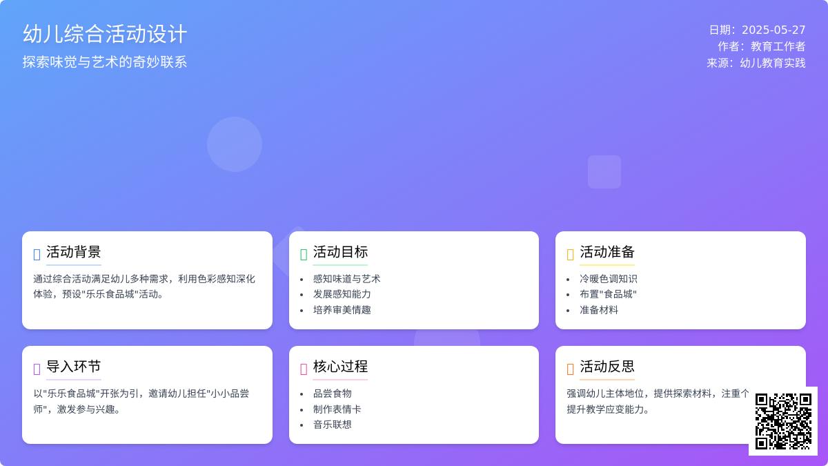 大班区域游戏活动感受味道“乐乐食品城”教案反思