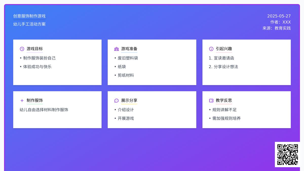 大班创造性游戏贝贝秀教案反思