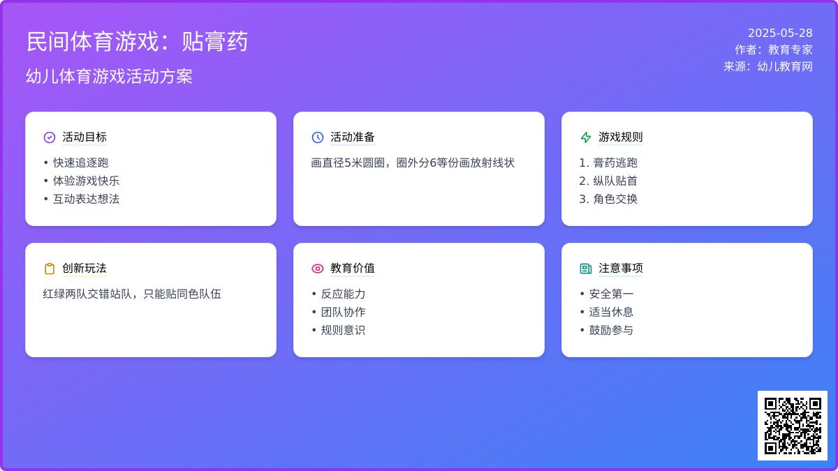 大班民间体育游戏贴膏药教案反思