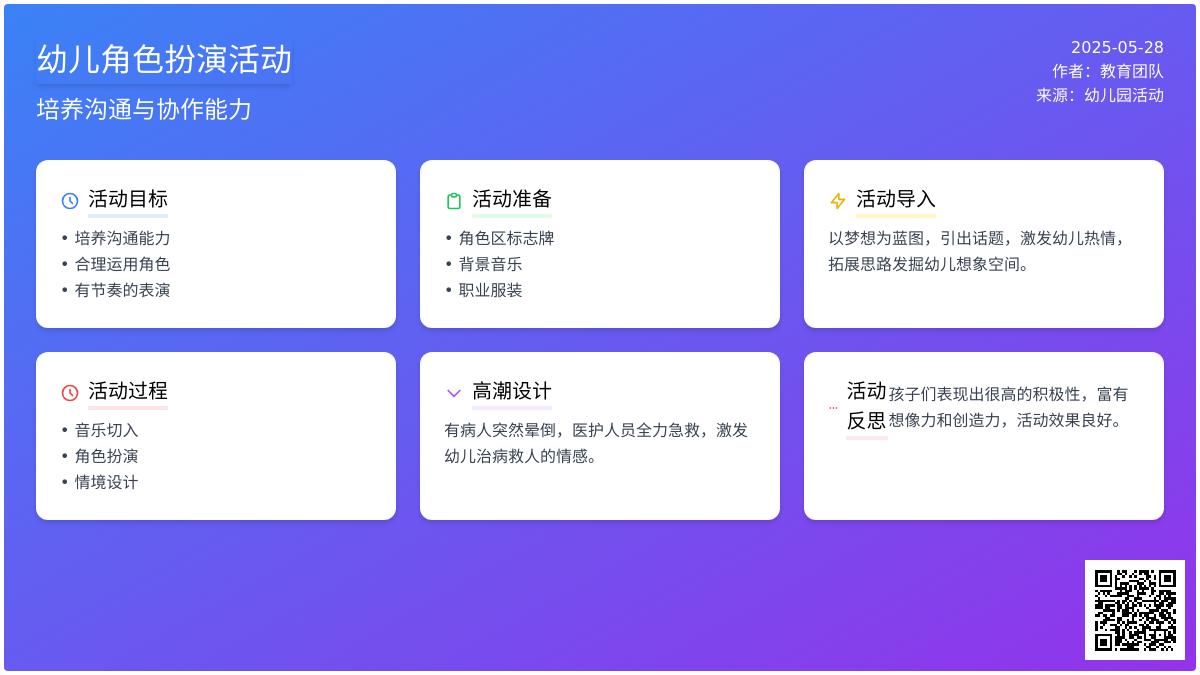 大班角色游戏梦想成真教案反思