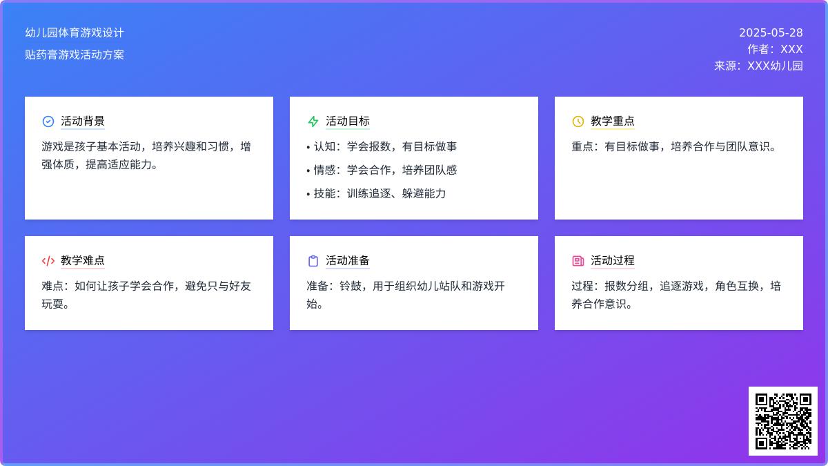 大班游戏公开课贴药膏教案反思