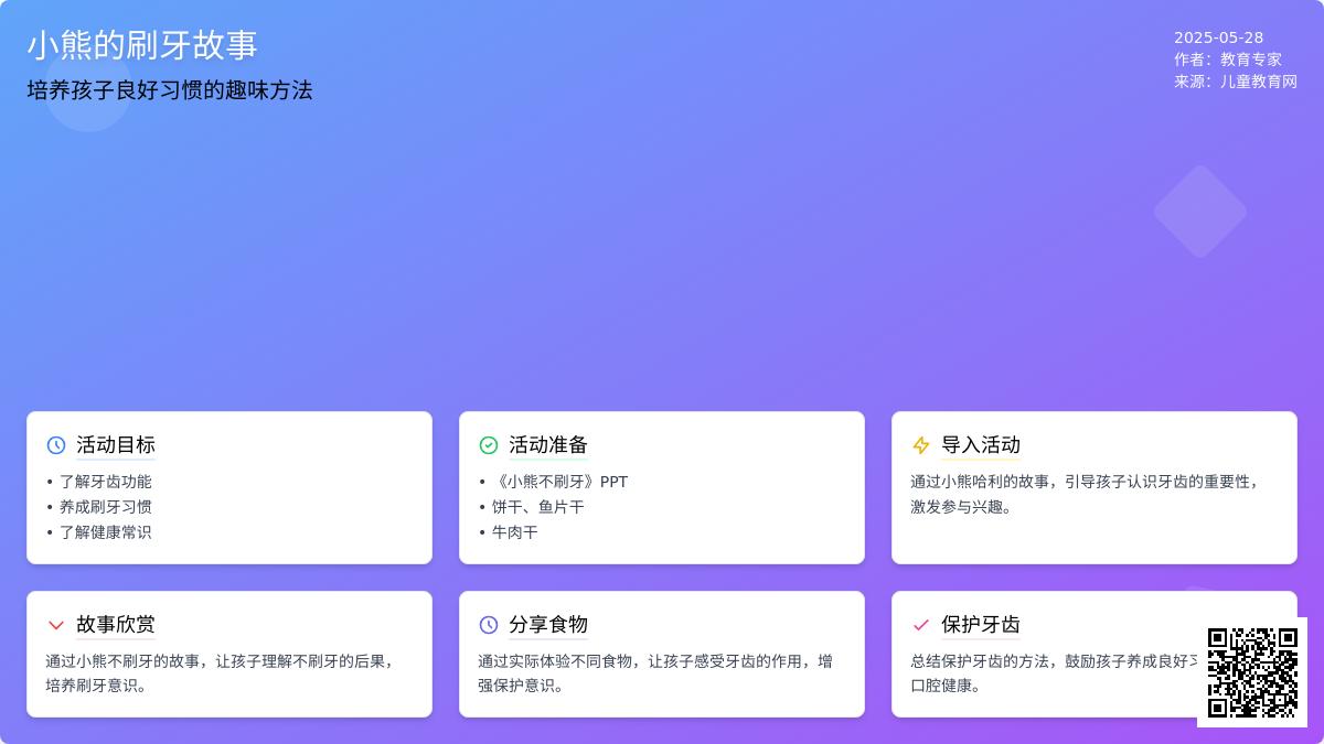大班健康优质课小熊不刷牙教案反思