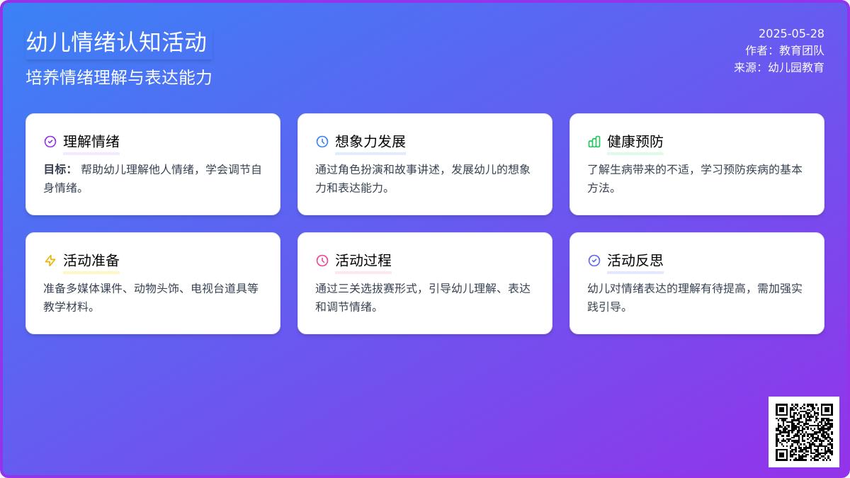 大班健康心情播报教案反思