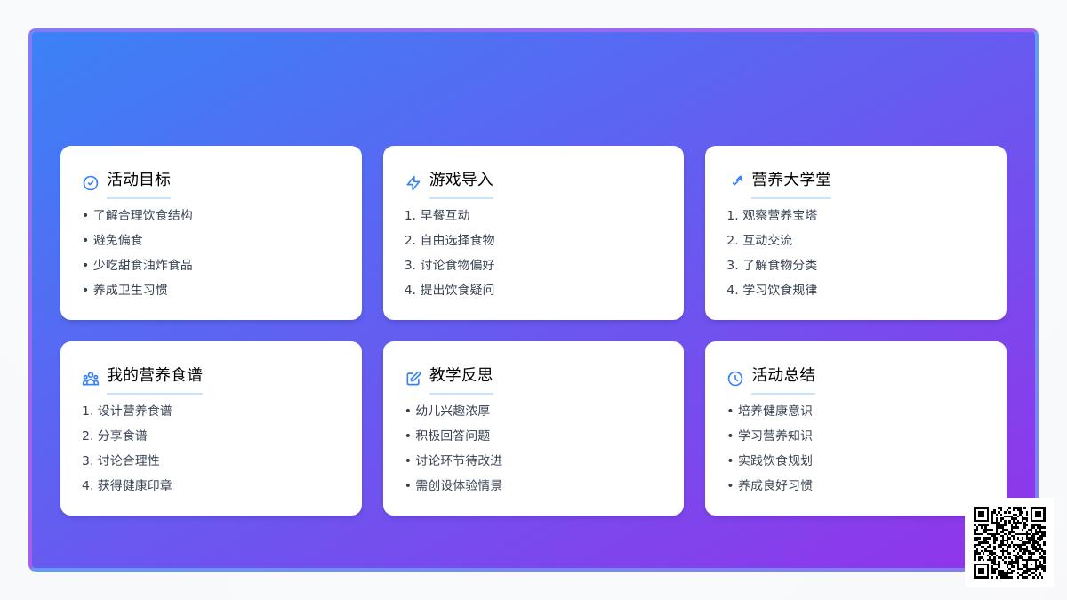 大班健康营养搭配学堂教案反思