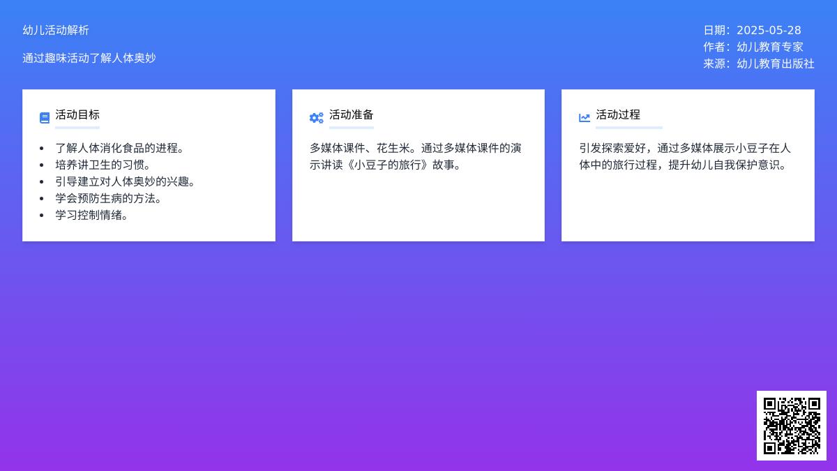 大班健康教育小豆子的旅行教案反思