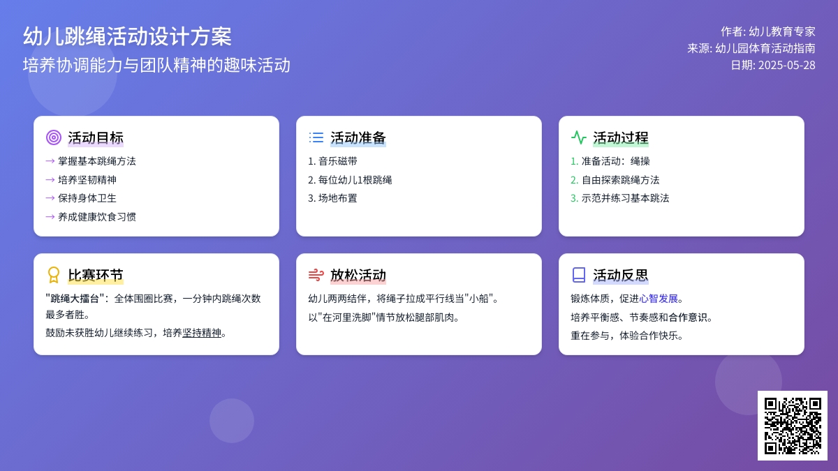 大班健康跳绳打擂台教案反思