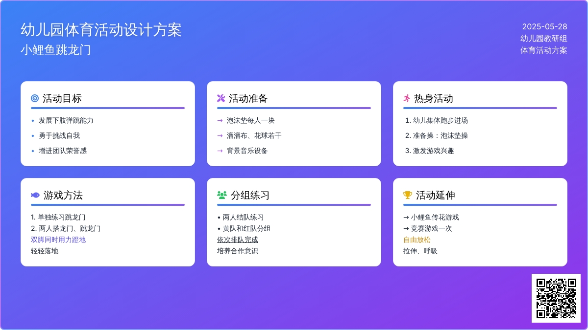 大班健康公开课小鲤鱼跳龙门教案反思