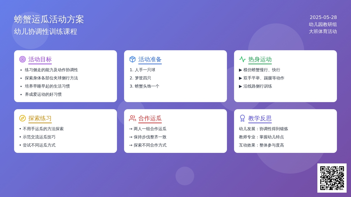 大班健康螃蟹运瓜教案反思