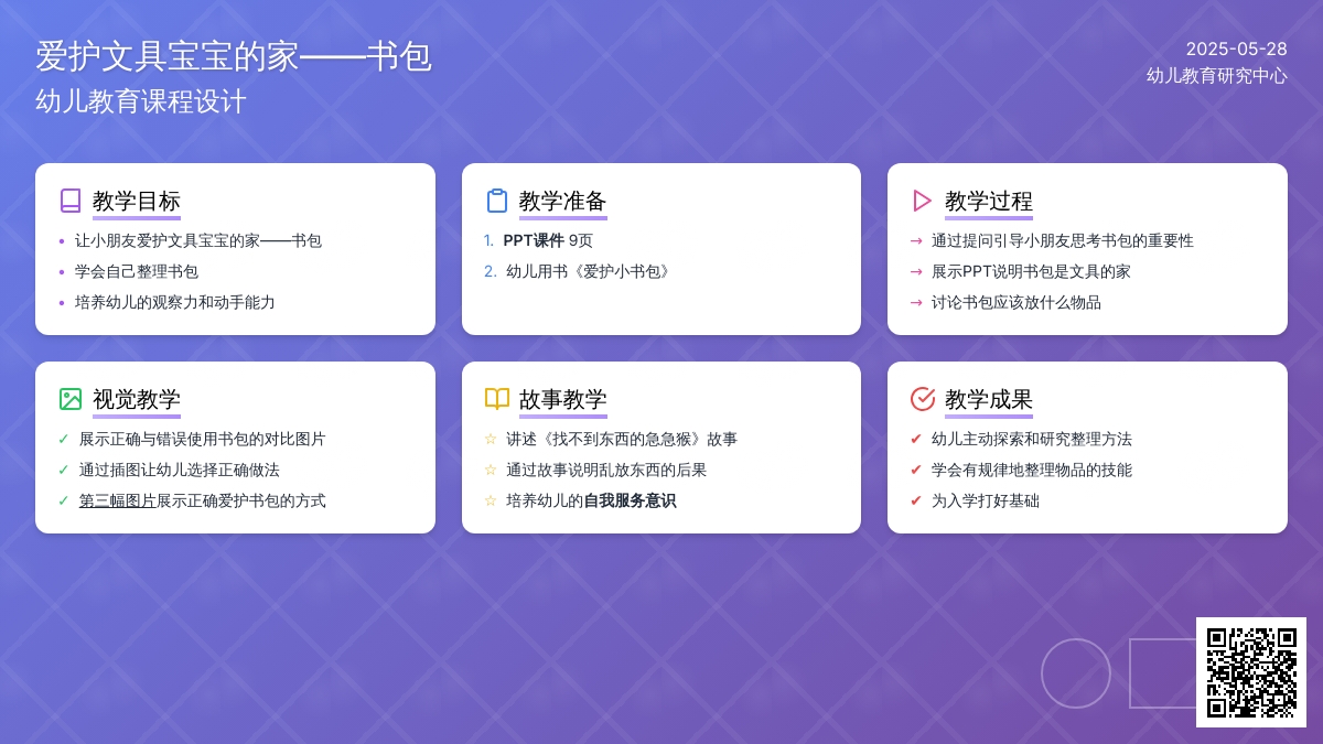 大班社会活动爱护小书包教案反思