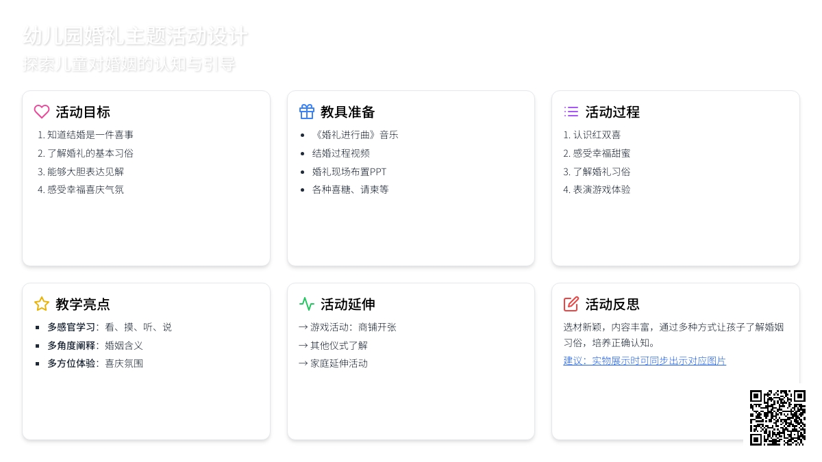 大班社会结婚啦！教案反思