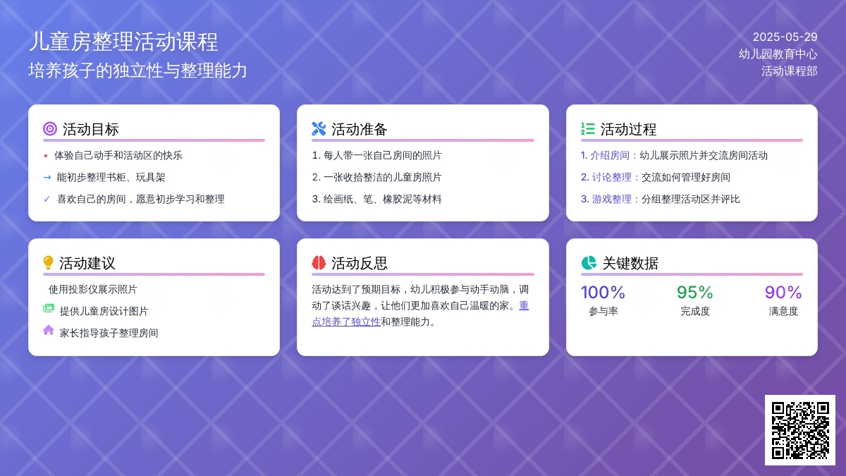 大班社会我的小房间教案反思