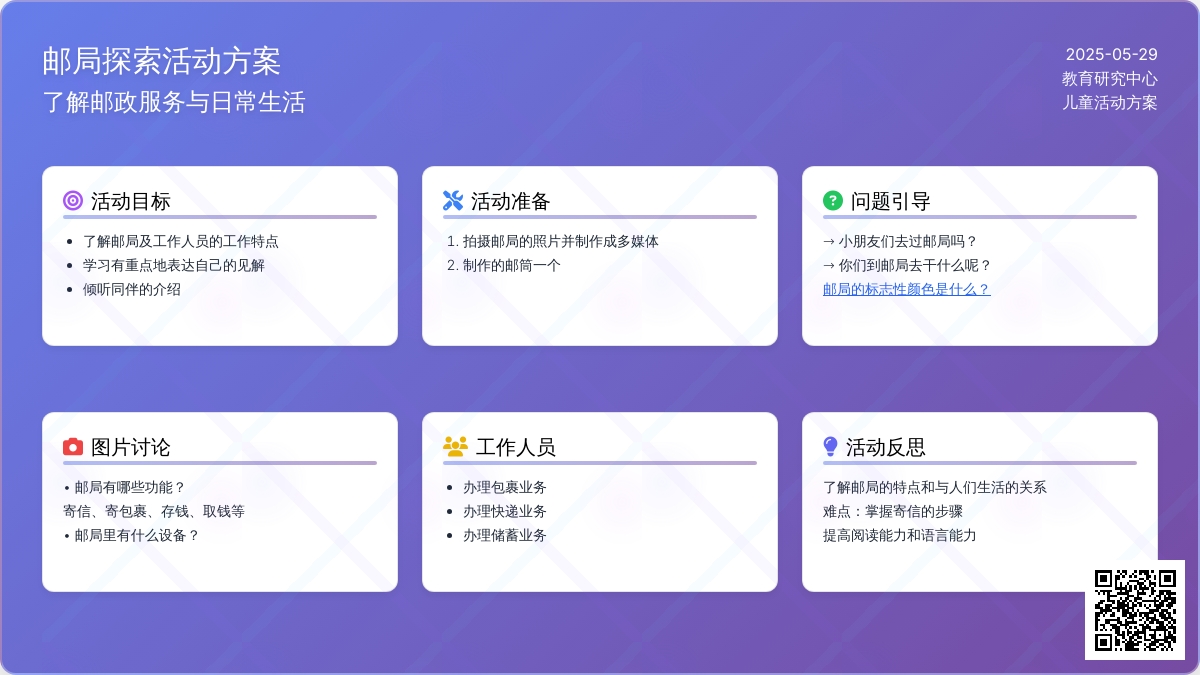 大班社会认识邮局教案反思