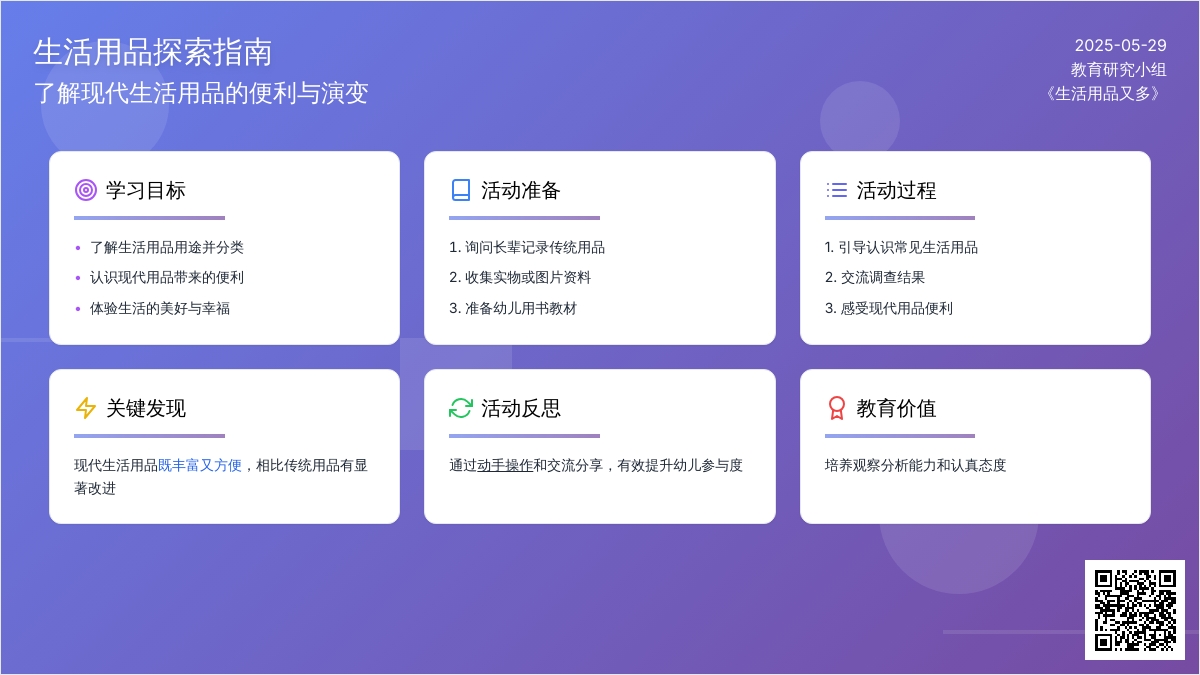 大班社会优质课方便的生活用品教案反思