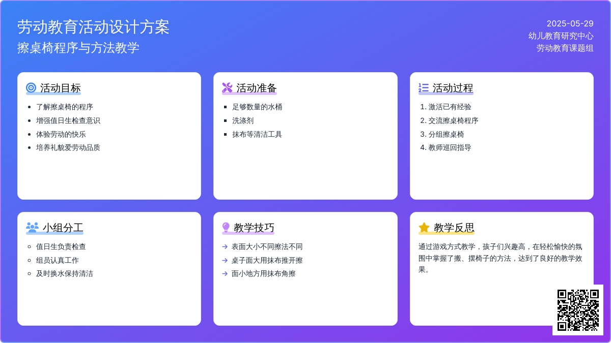 大班社会擦桌椅教案反思