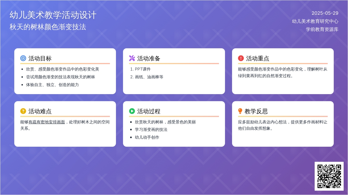 大班美术秋天的树林颜色渐变教案反思