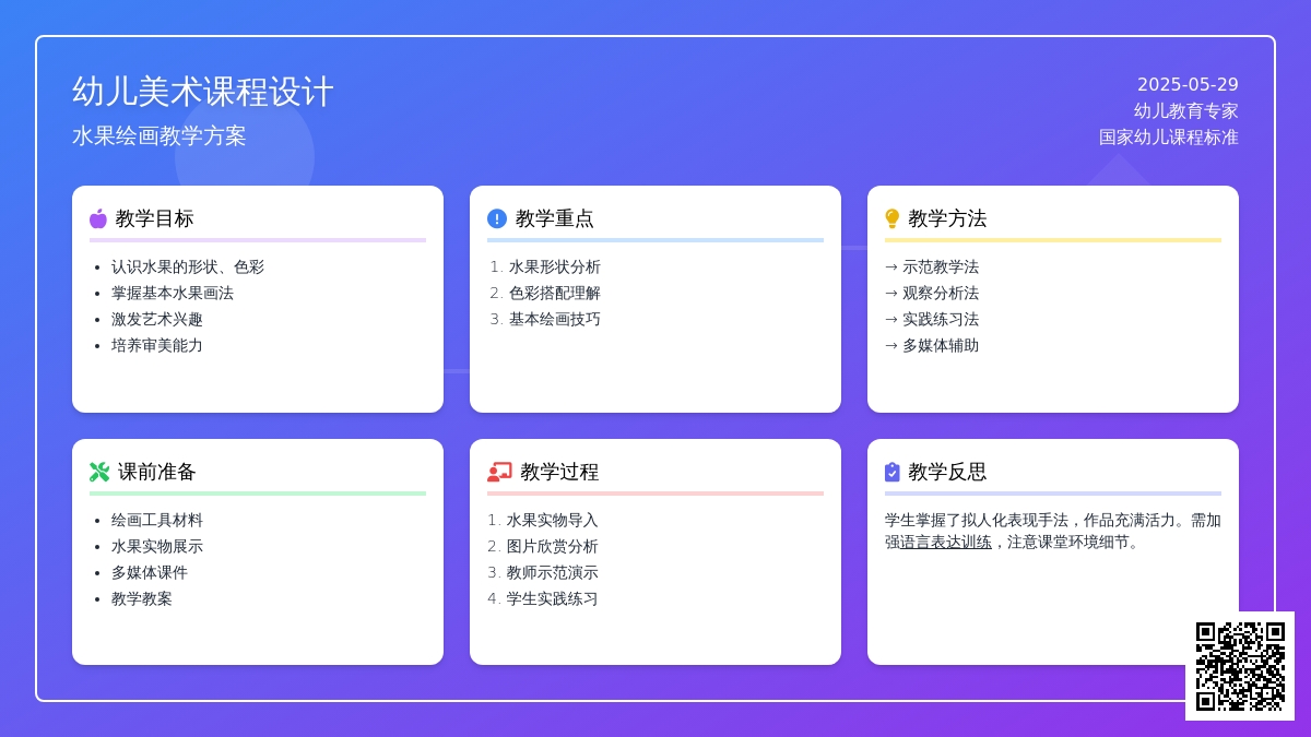 大班美术画水果教案反思