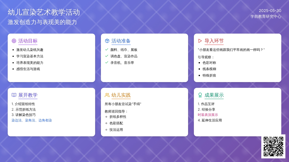 大班美术漂亮的小手绢教案反思