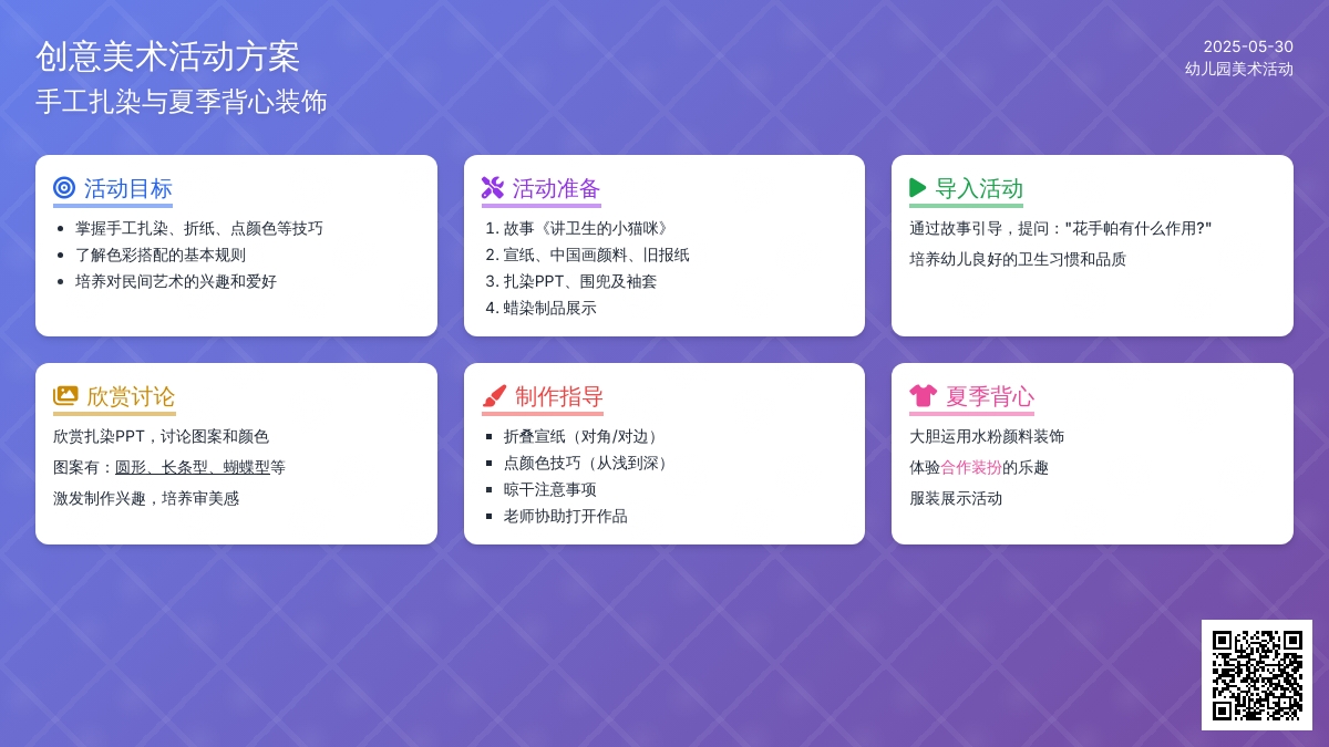 大班美术美丽的花手帕教案反思