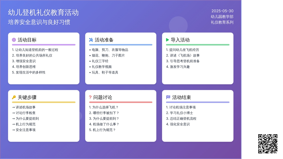 大班安全活动教案：乘飞机教案