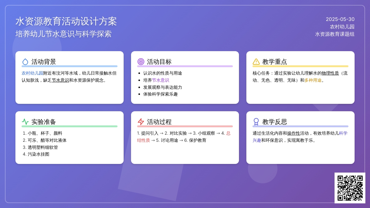 大班安全活动教案：节约用水教案(附教学反思)
