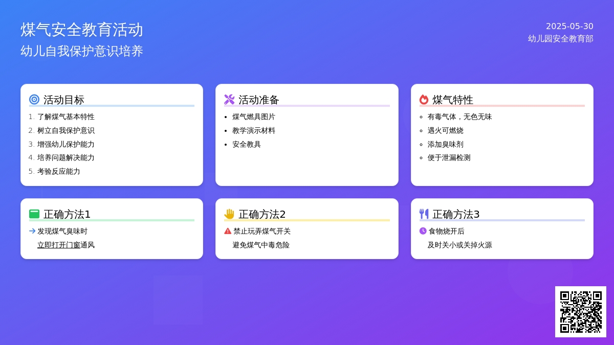 大班安全活动教案：煤气开关不乱动教案