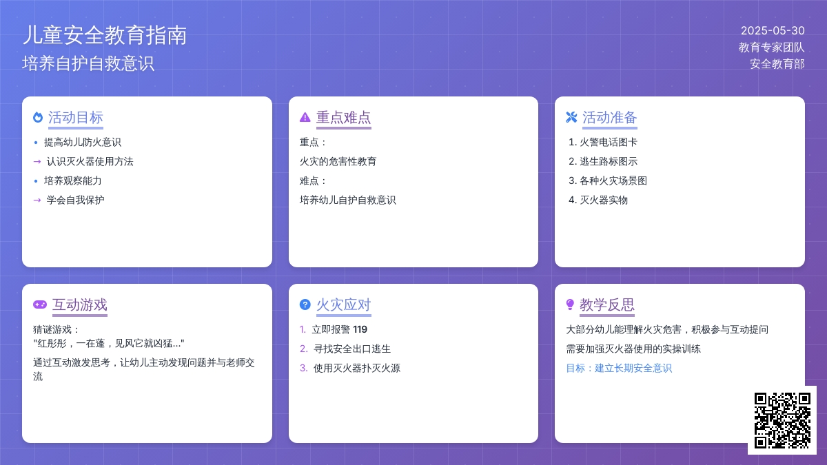 大班安全活动教案：火灾时如何保护自己教案(附教学反思)