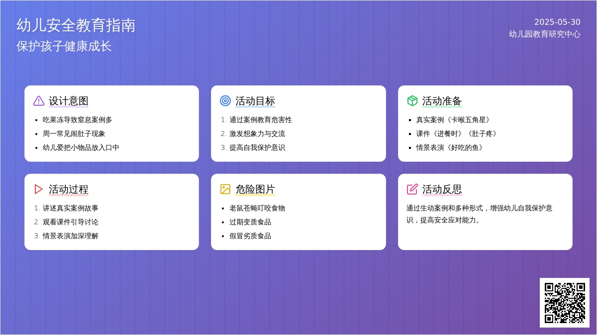 大班安全活动教案：不乱吃东西教案(附教学反思)