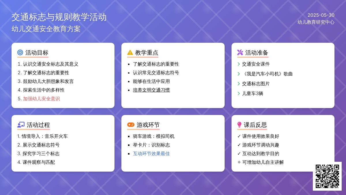 大班安全活动教案：交通标志与规则教案(附教学反思)