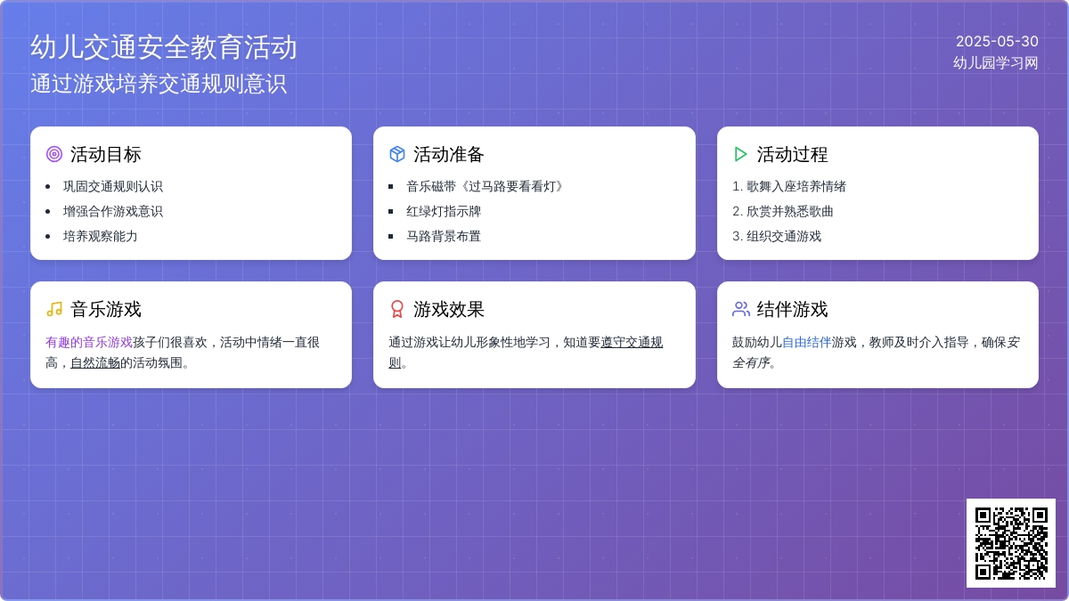 大班安全过马路要看看灯教案反思