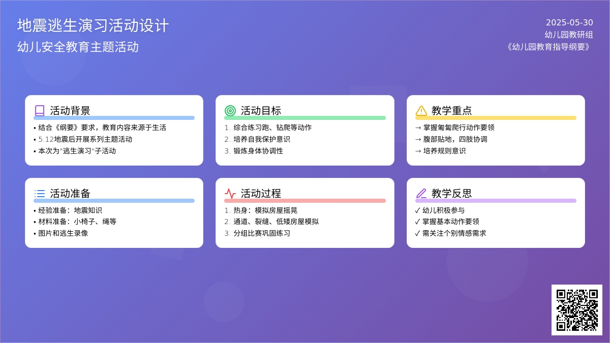 大班安全幼儿逃生演习教案反思